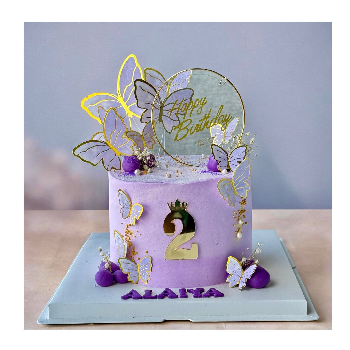 Butterfly Themed Cake