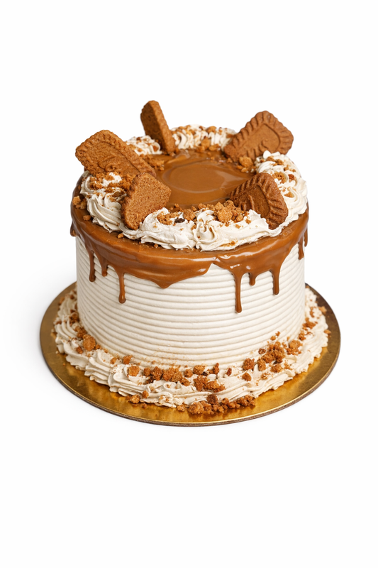 Lotus Biscoff Crunch Cake