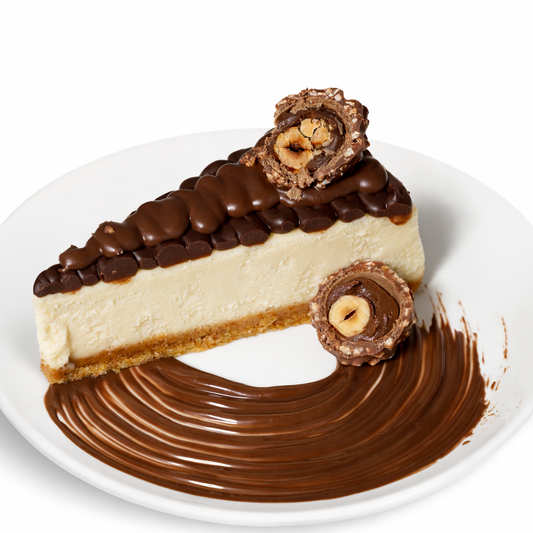 Slice Hazelnut Cheesecake